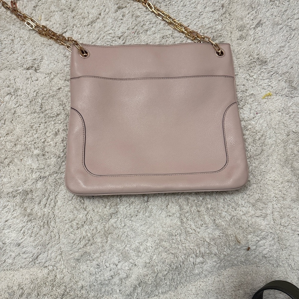 Tory Burch Pink Leather Ella Chain Tote - Picture 2 of 12